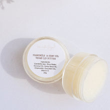 Load image into Gallery viewer, Chamomile &amp; Hemp Oil Vegan Lip Butter
