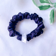 Load image into Gallery viewer, Navy Petite Scrunchie
