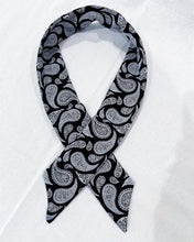 Load image into Gallery viewer, Midnight Paisley Wire Head Wrap
